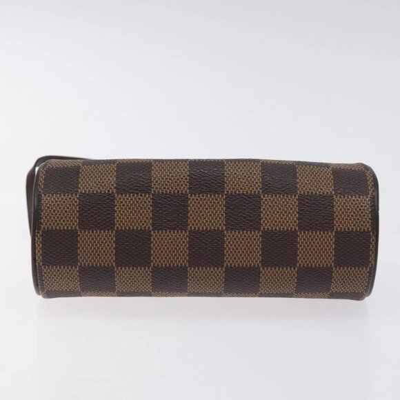 LOUIS VUITTON Damier Ebene Papillon Pouch LV Auth 130401 - Picture 7 of 16
